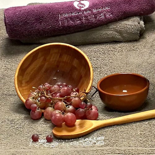 ritual vendimia, tratamiento corporal uva