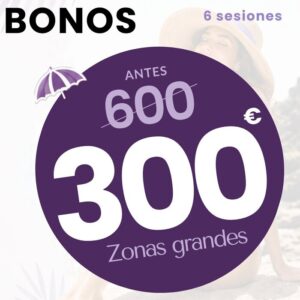 Oferta depilación láser (zonas grandes)