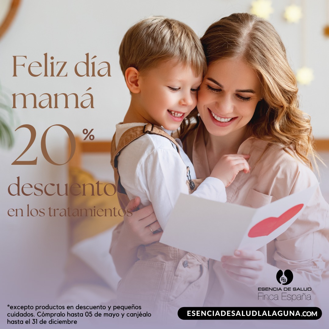 Hay personas que lo dan todo… sin pedir nada a cambio 🤍Este es el momento de cuidarlas como se merecen
con un detalle que realmente se siente ✨20% en tratamientos para regalar bienestar, calma y tiempo para ellas 💆‍♀️Reserva aquí 👉
https://esenciadesaludlalaguna.com/reservas/tratamientos/